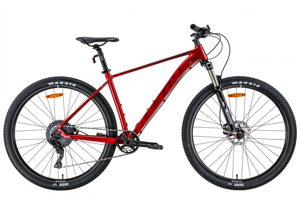 Велосипед Leon TN-40 AM HDD 29" рама L (2022) Красно-черный